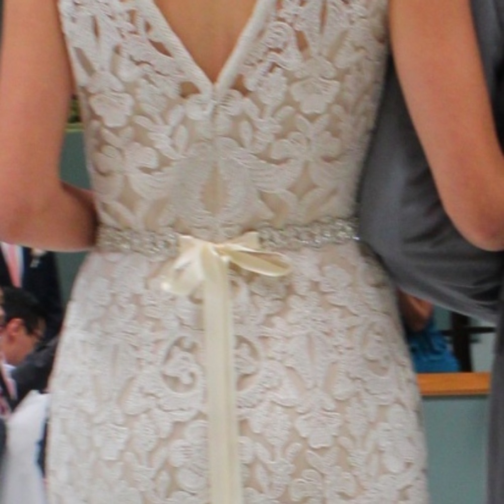 Handmade Crystal Rhinestone Wedding Sash - Picture 6 of 7